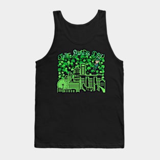 Saint Patrick's Day Singapore City Tank Top